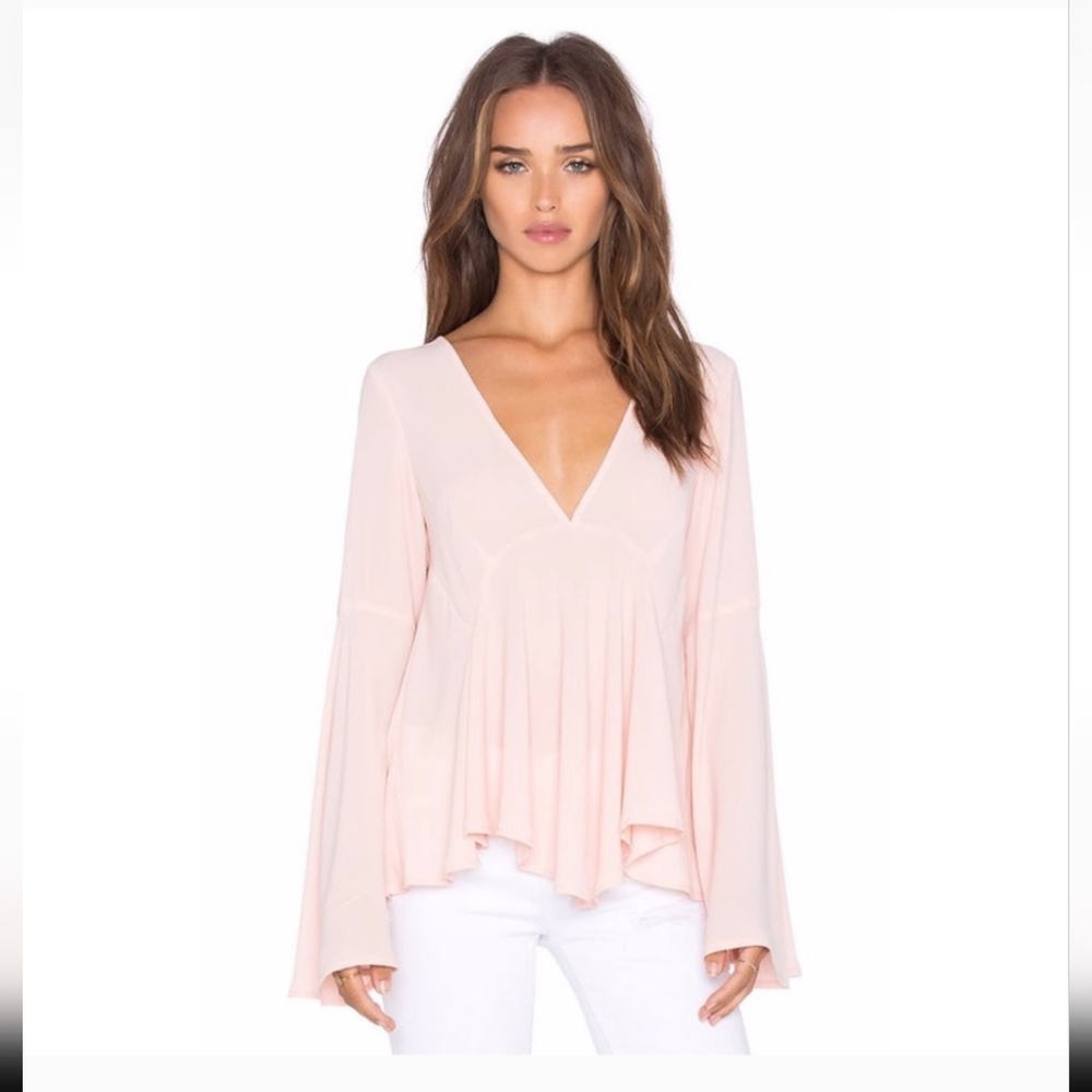 Lucy Paris blush pink top